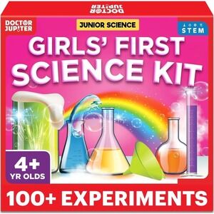 Doctor Jupiter Girls First Science Kit Kids Ages 4+ STEM Toy 100+ Experiments